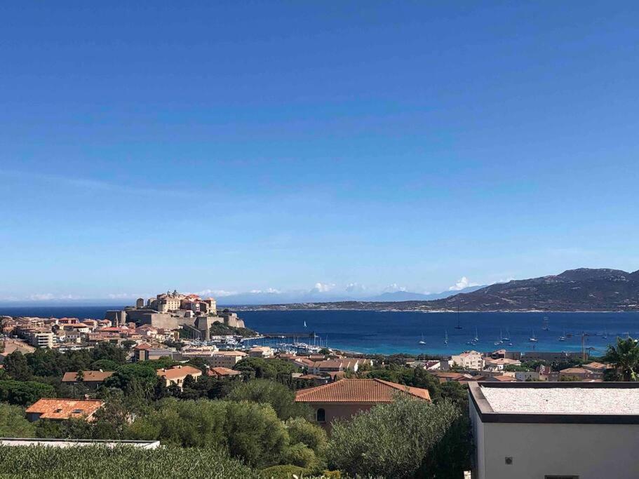 Exceptionnelle Vue Mer Calvi - Piscine - T2 Exterior foto